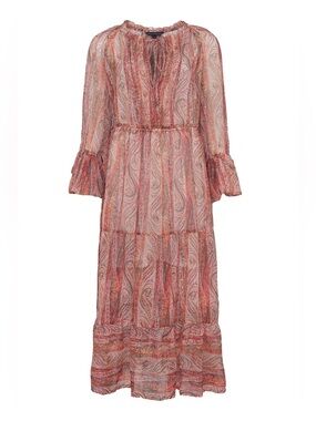 French Connection Boho Malika Paisley Maxi Dress Size 4